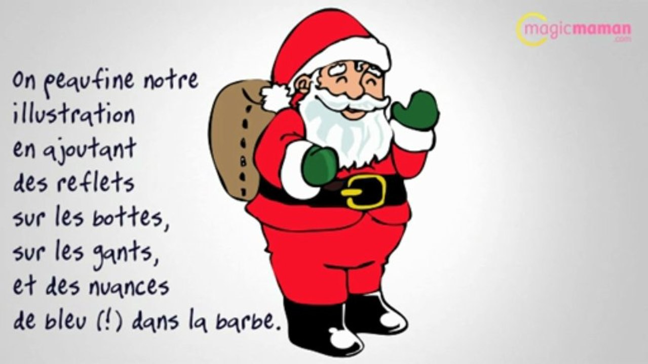 Comment Dessine Le Pere Noel