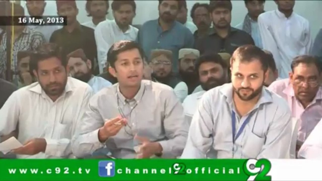 Press Conference by Shaykh-ul-Islam Dr. Muhammad Tahir-ul-Qadri_16-05-2013