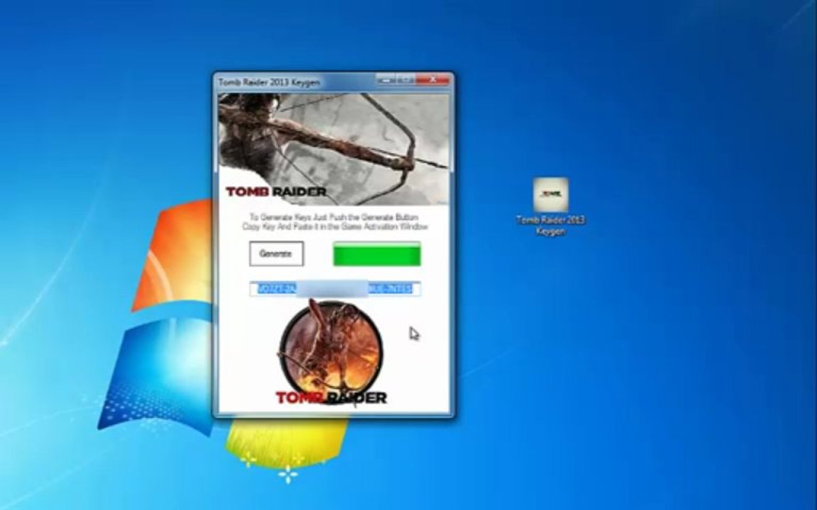 Tomb Raider 2013 gratuite clé activation