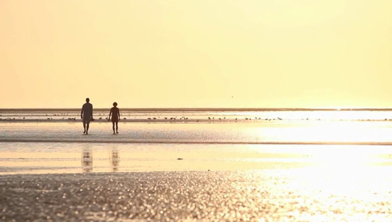 Traversée de la Baie à pieds (nus)