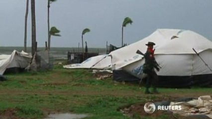 Myanmar's displaced flee cyclone