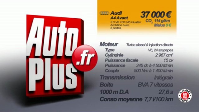 Essai Audi A4 Avant 3.0 TDI 245 Quattro S-Tronic Ambition Luxe