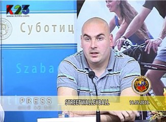 K23TV - Press iz prve ruke - Streetwalleyball - 16. maj 2013.