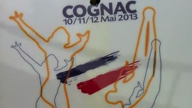 Championnat de France de gymnastique. Cognac 2013. Eugénia, Killian et Macéo.
