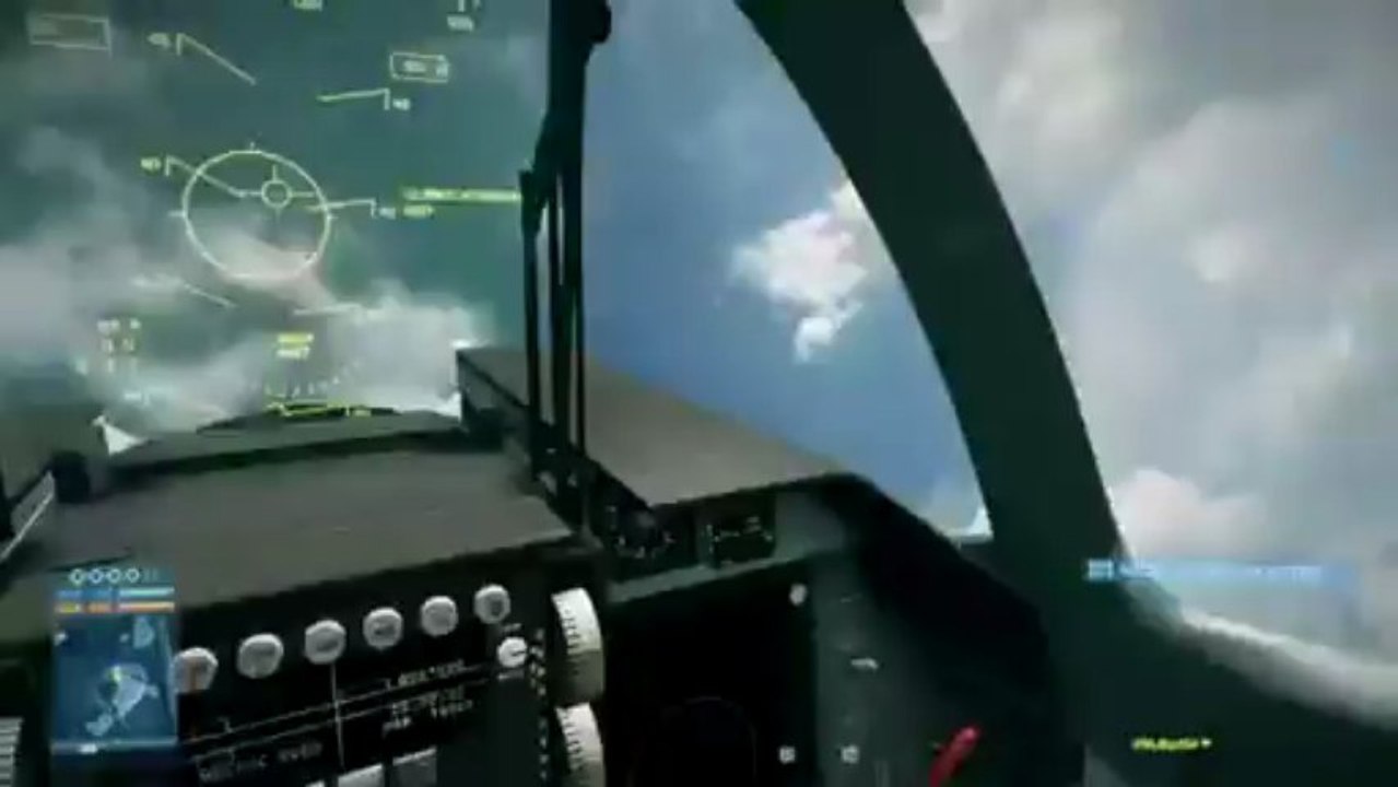 Cascade en avion