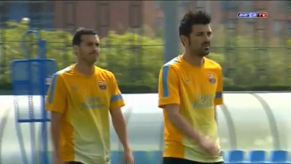 Víctor Valdés vuelve a realizar trabajo de campo