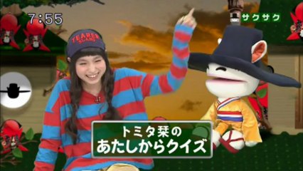 saku2.13.05.16.4　横浜ジョイナスにsakusaku特設コーナー　でもクイズ..