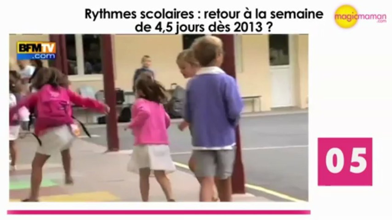 Semaine de 4,5 jours, prof agressé : le zapping de la semaine