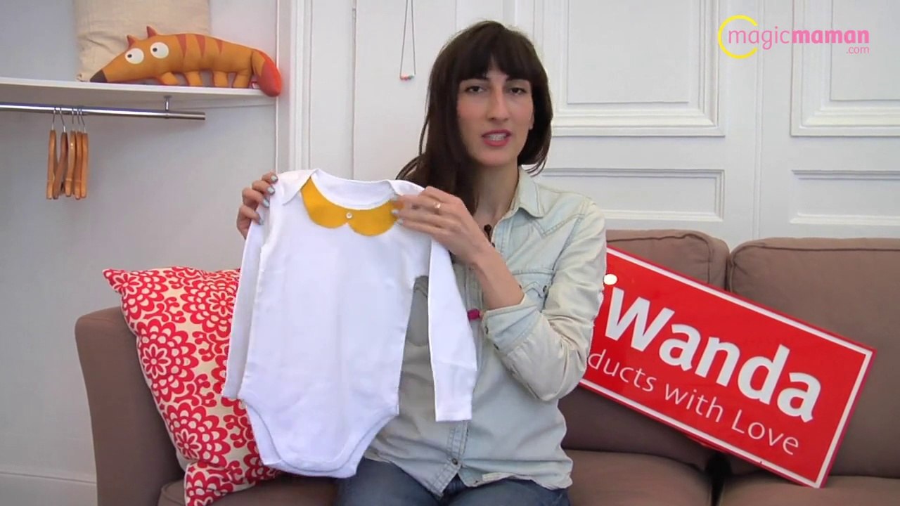 Vidéo tuto : la customisation d'un body bébé