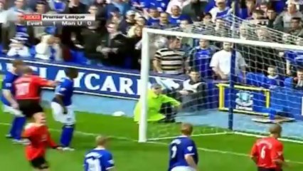 David Beckham Free kick vs Everton