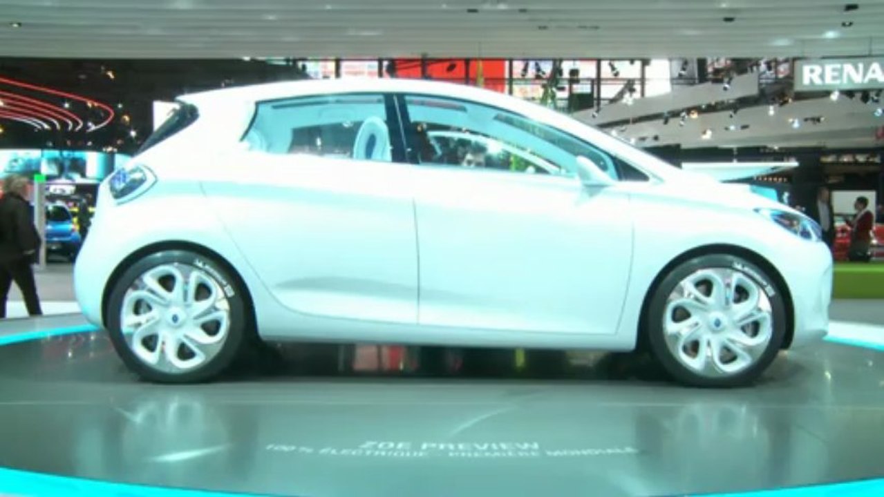 Renault Zoé en direct du mondial de Paris 2010