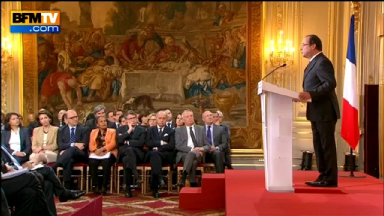 François Hollande "Nos écoles doivent être protégées des violences, c'est une priorité" – 16/05