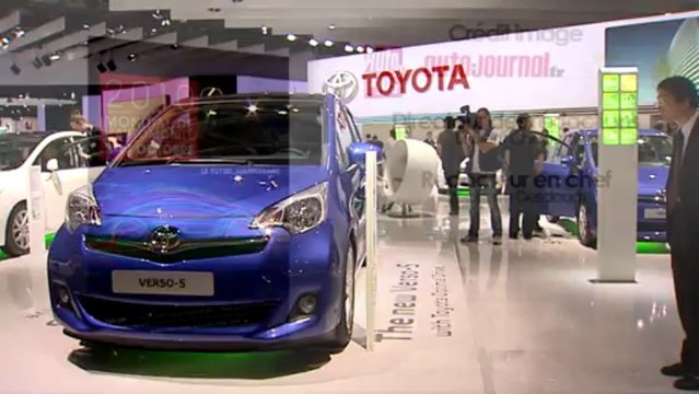 Toyota Verso S en direct du Mondial de Paris 2010