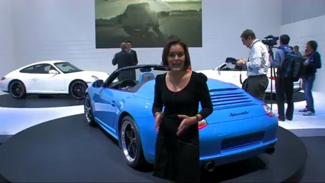 Porsche Speedster en direct du Mondial de Paris 2010