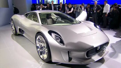 Jaguar C-X75 en direct du Mondial de Paris 2010