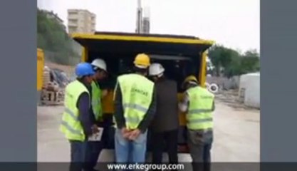 ERKE Group, CompAir C210 - TS12 TurboScrew Diesel Portable Compressor Start Up - Zemintaş - www.erkegroup.com
