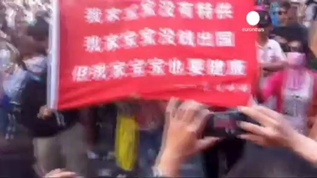 Chinese protest against chemical plant in south