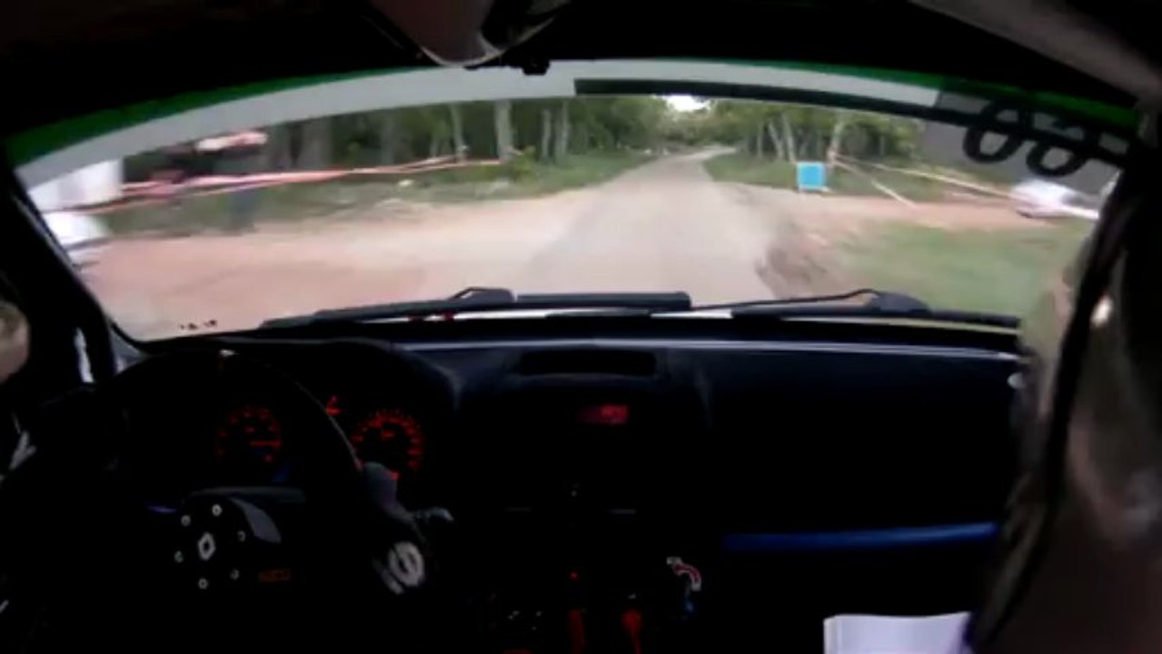 video clio ragnotti numero 60 rallye st baume 2013 es 1