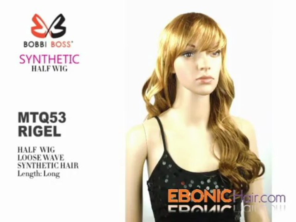 Bobbi Boss Synthetic Hair Half Wig - MTQ53 Rigel