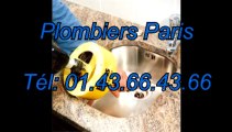 Plombiers paris Tél: 01.43.66.43.66