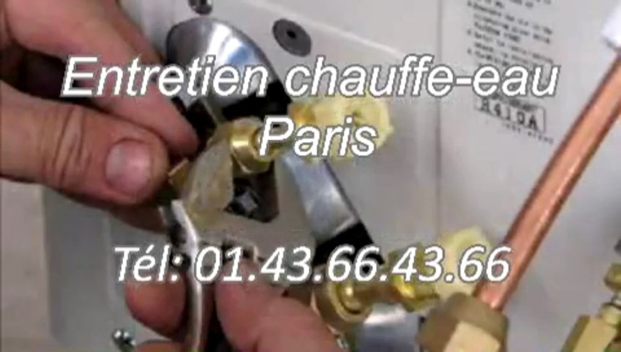 Entretien chauffe-eau paris Tél: 01.43.66.43.66