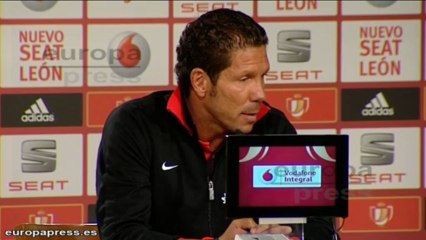 Simeone: "Ellos son mejores sin duda"