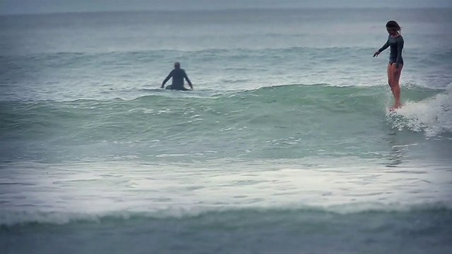 Sea, Surf, and cute girls. Amazing surf video!