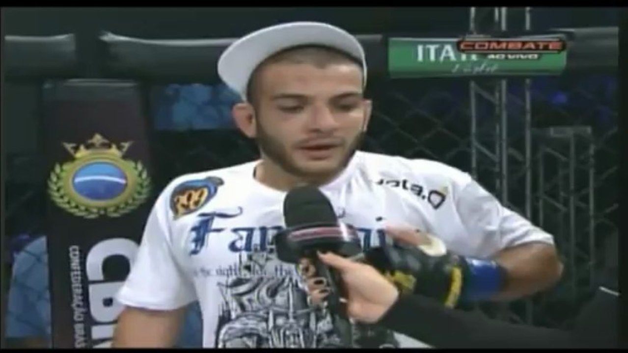 Bitteti Combat 15 - Daniel Hortegas- entrevistado após vitória