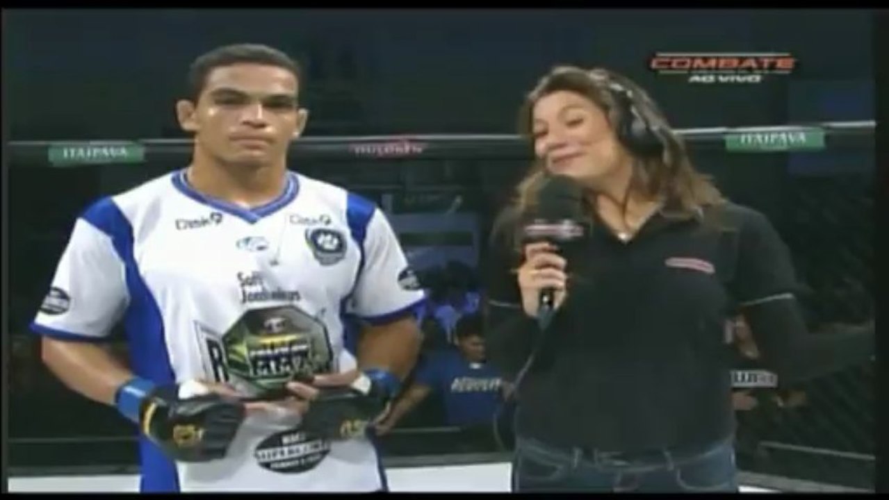 Bitteti Combat 15 - Fernando Santos - entrevistado após vitória