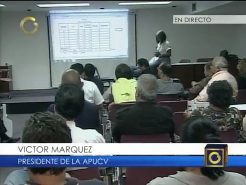 Profesores de la UCV en este momento no acogerán paro general indefinido