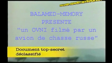 OVNI filmé par un avion de chasse russe