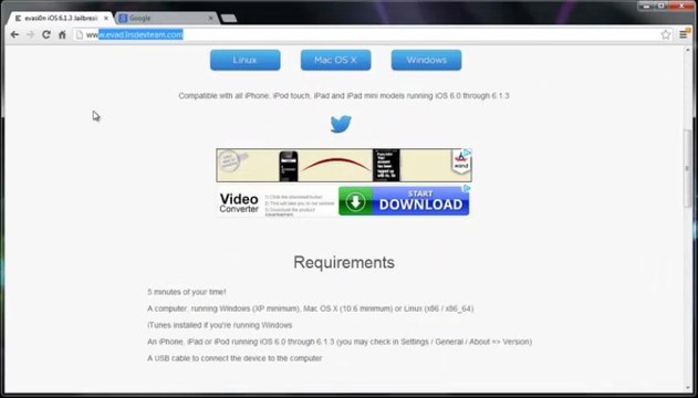 Jailbreak iOS 6.1.3 UnTethered iPad, iPhone 4, iPod Touch 4 Mac and Windows