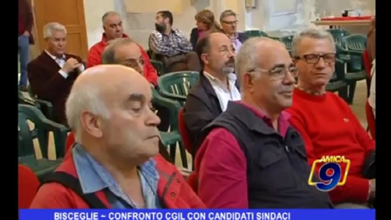 Bisceglie | Confronto CGIL con candidati sindaci