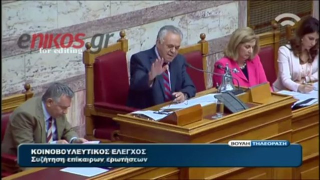 Επεισόδιο με τον Ηλιόπουλο της Χρυσής Αυγής στη Βουλή