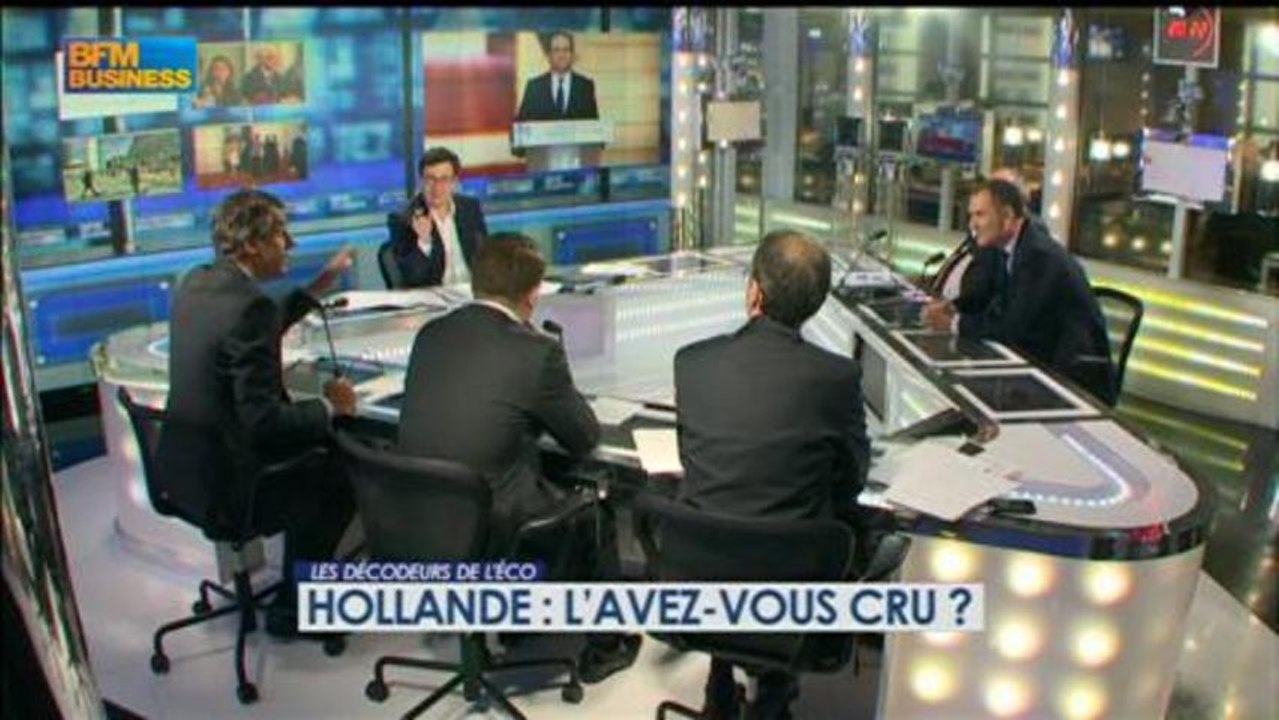Hollande : l’avez-vous cru ? dans Les décodeurs de l'éco - 16 mai 5/5