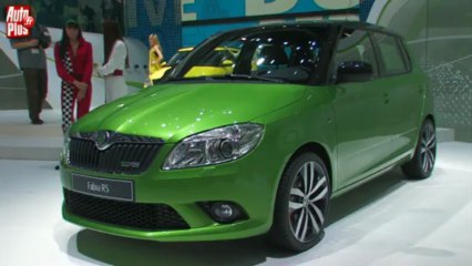 Video herunterladen: Skoda Fabia RS - En direct du salon de Genève 2010