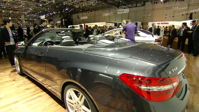 Mercedes Classe E Cabriolet - en direct du salon de Genève 2010