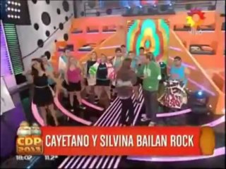 Silvina y Cayetano, bailaron en Cuestión de Peso