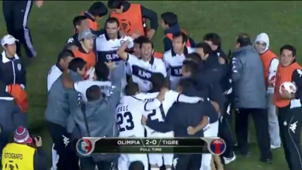 Copa Libertadores: Olimpia 2-0 Tigre (Global 3-2)