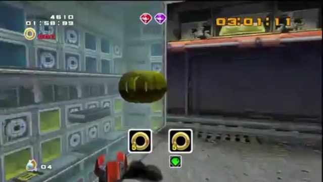 Sonic Adventure 2 Battle - Dark - Rouge : Security Hall - Mission 1 : Vole les 3 Chaos Emeralds en 5 minutes !