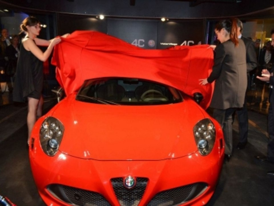Alfa Romeo 4C, au MotorVillage à Paris