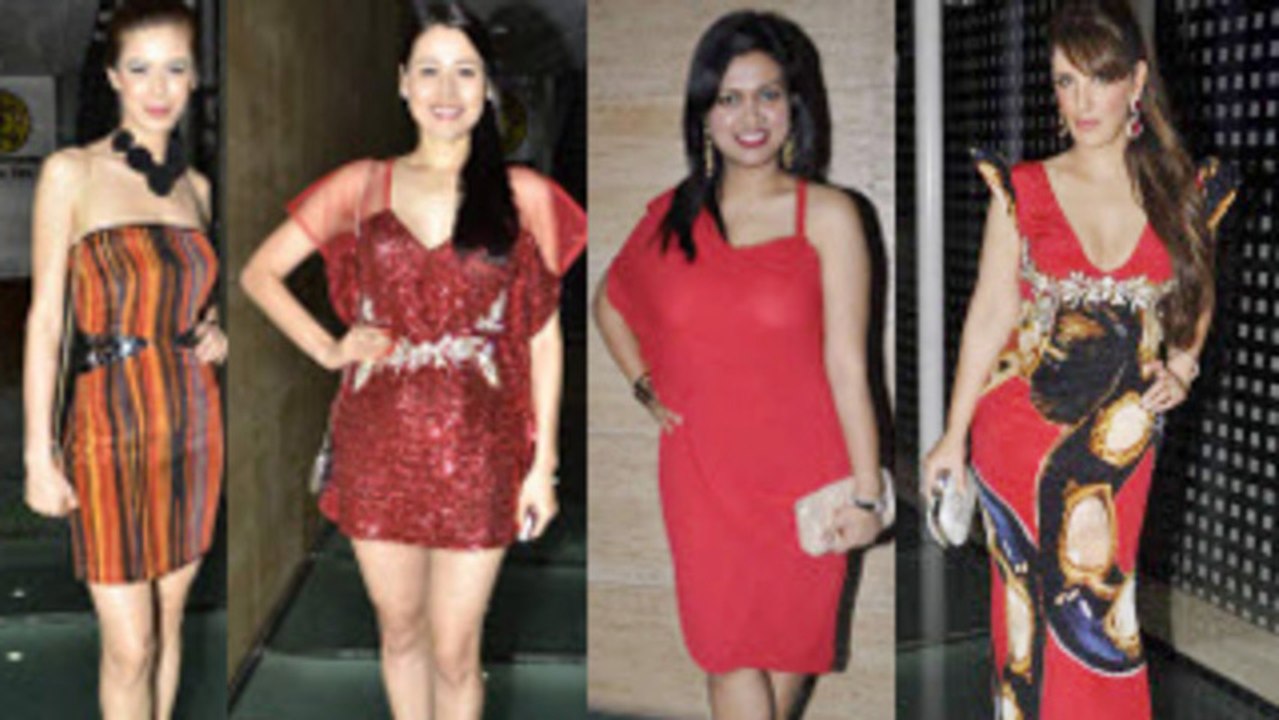 Leading Models and  Fashion Designers at Pria Kataria Puri's new collection launch!