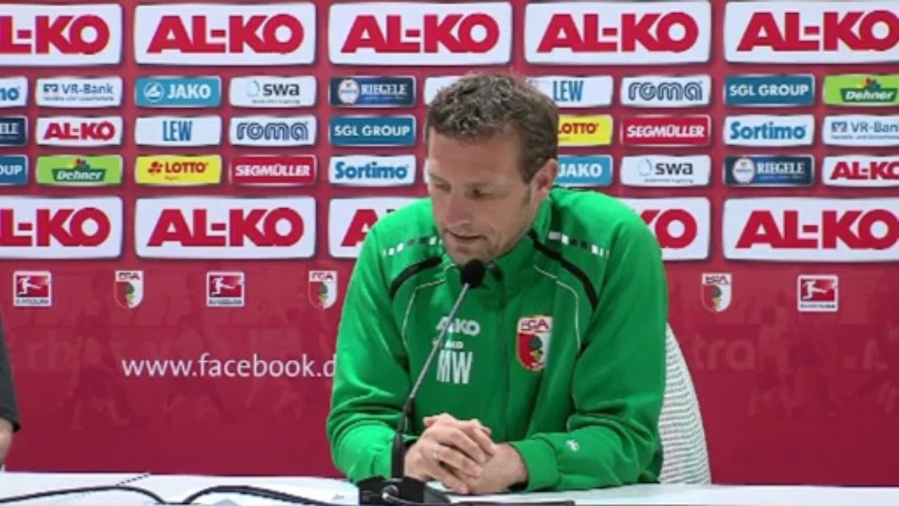 Weinzierl will mit Augsburg Geschichte schreiben