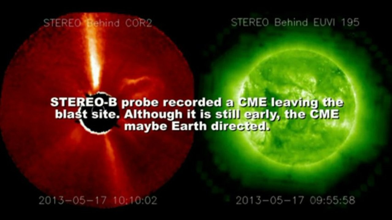 SOLAR ACTIVITY UPDATE: M3.2-Flare, Possible Earth Directed CME(May 17th, 2013).