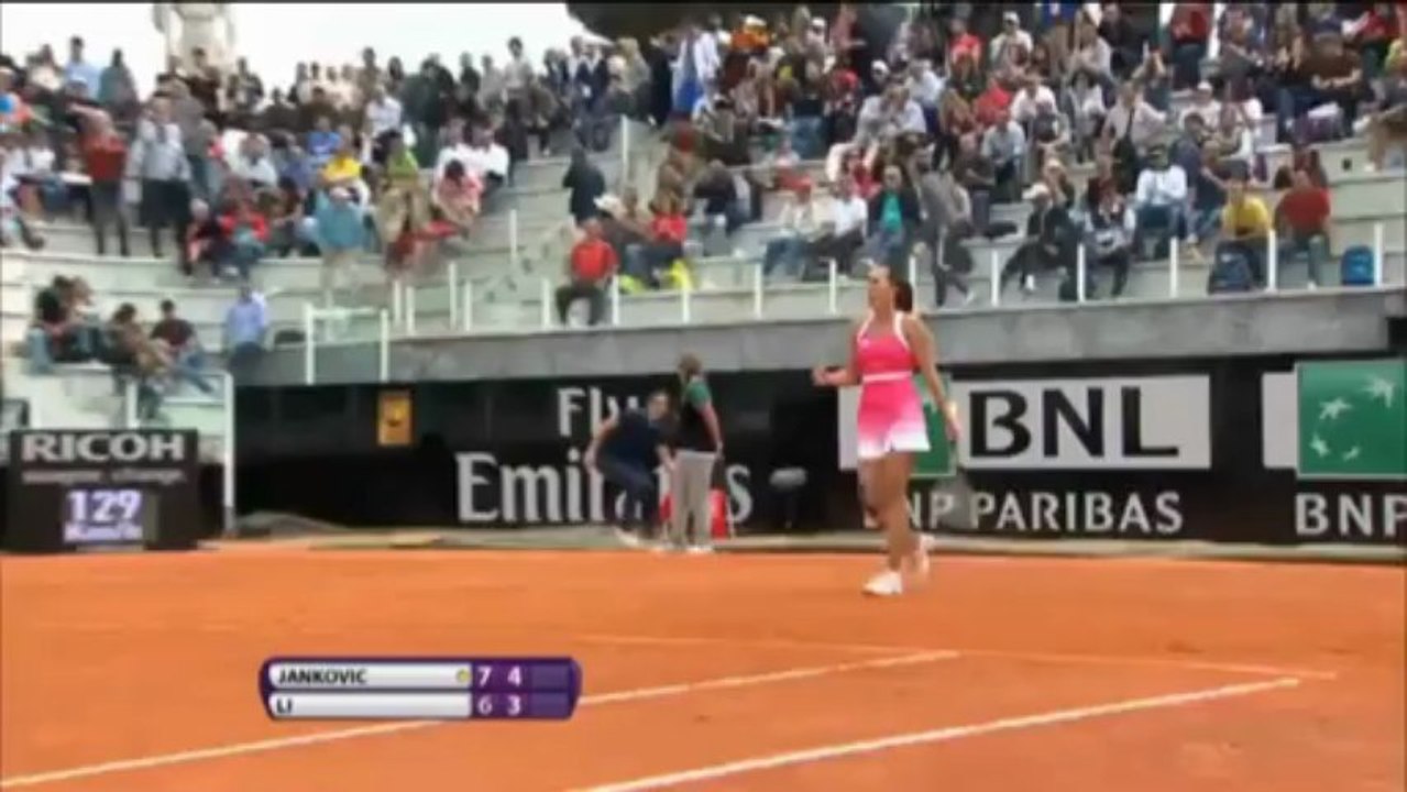Rom: Jankovics harter Fight gegen Li Na