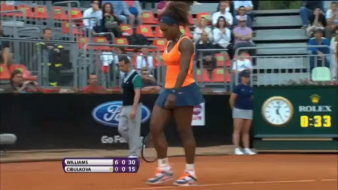 Rom: Williams fegt über Cibulkova hinweg