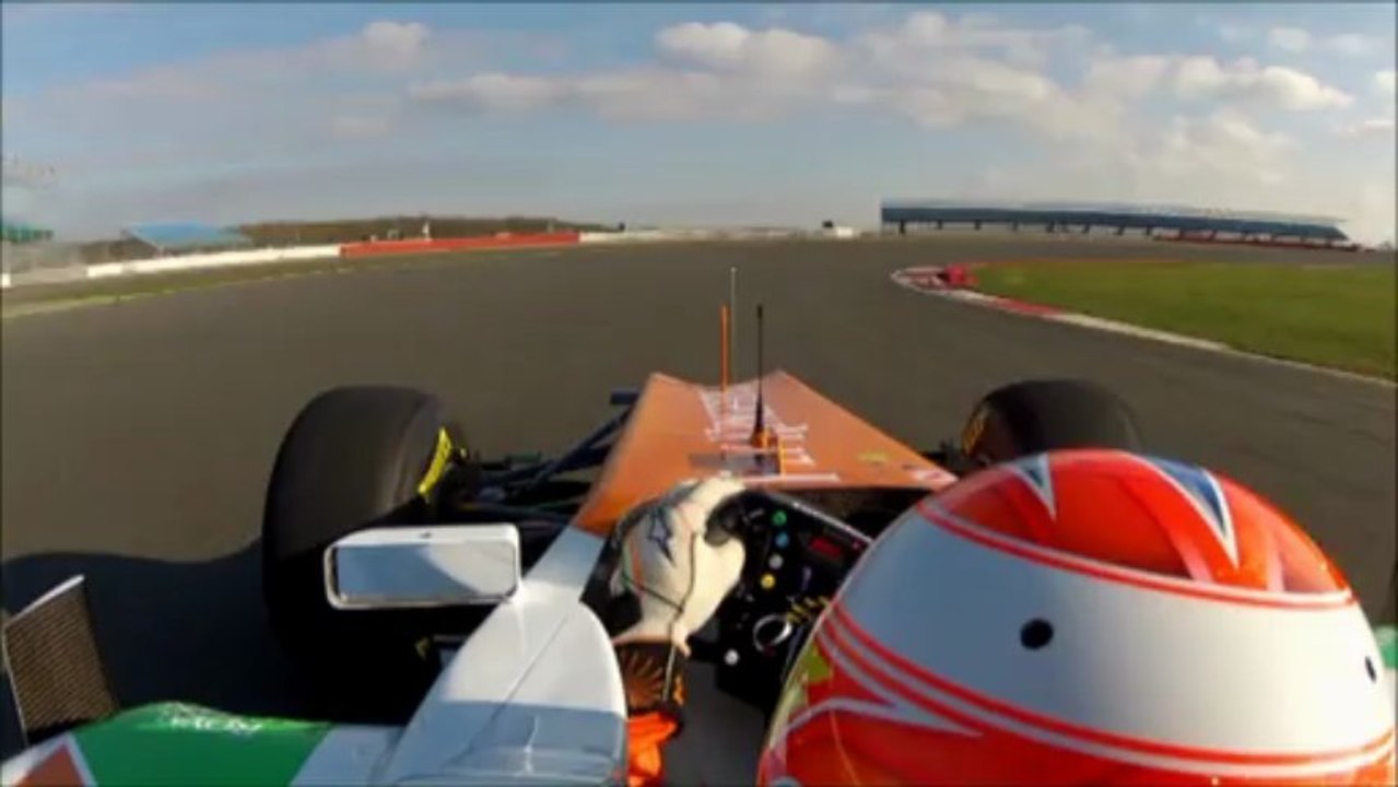 La Force India VJM05 en caméra embarquée
