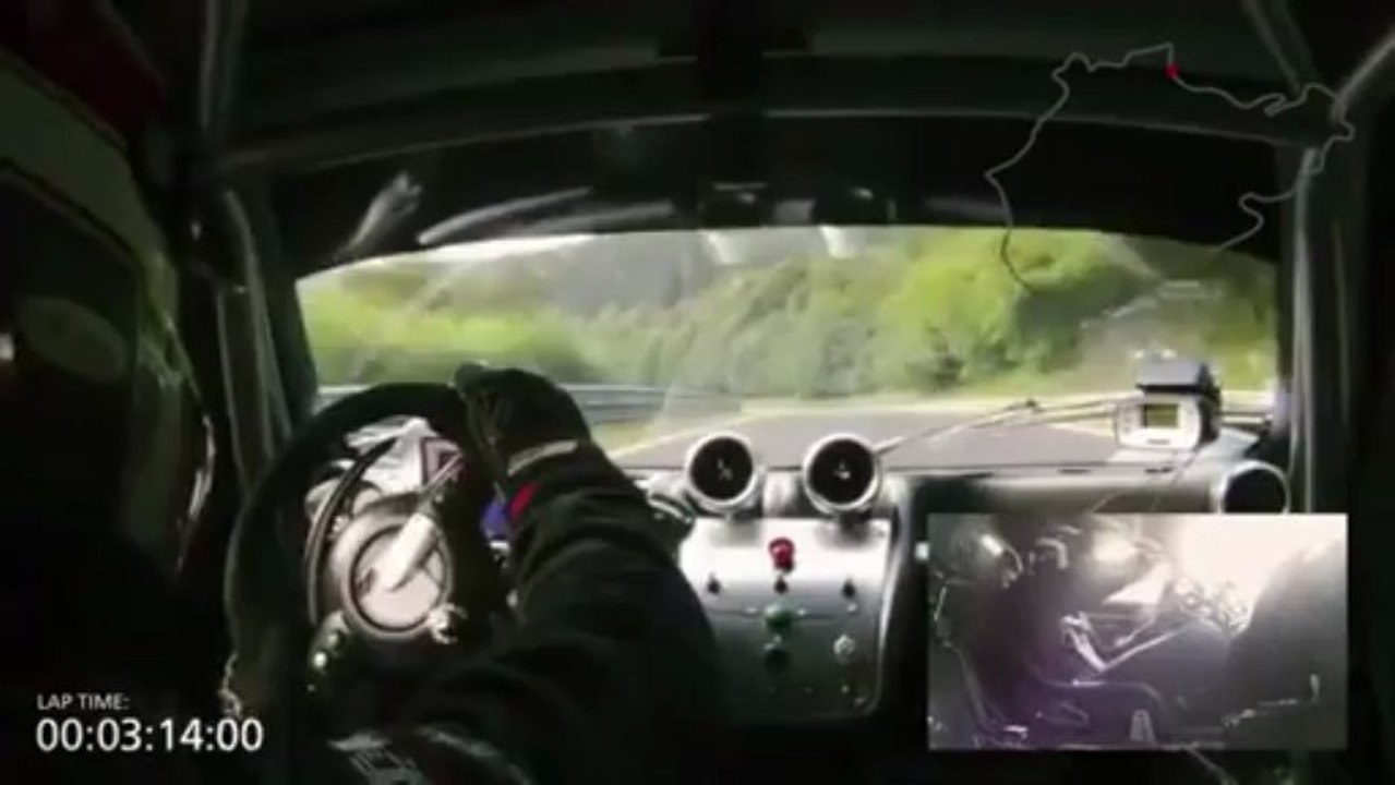 Pagani Zonda R sur le Nürburgring