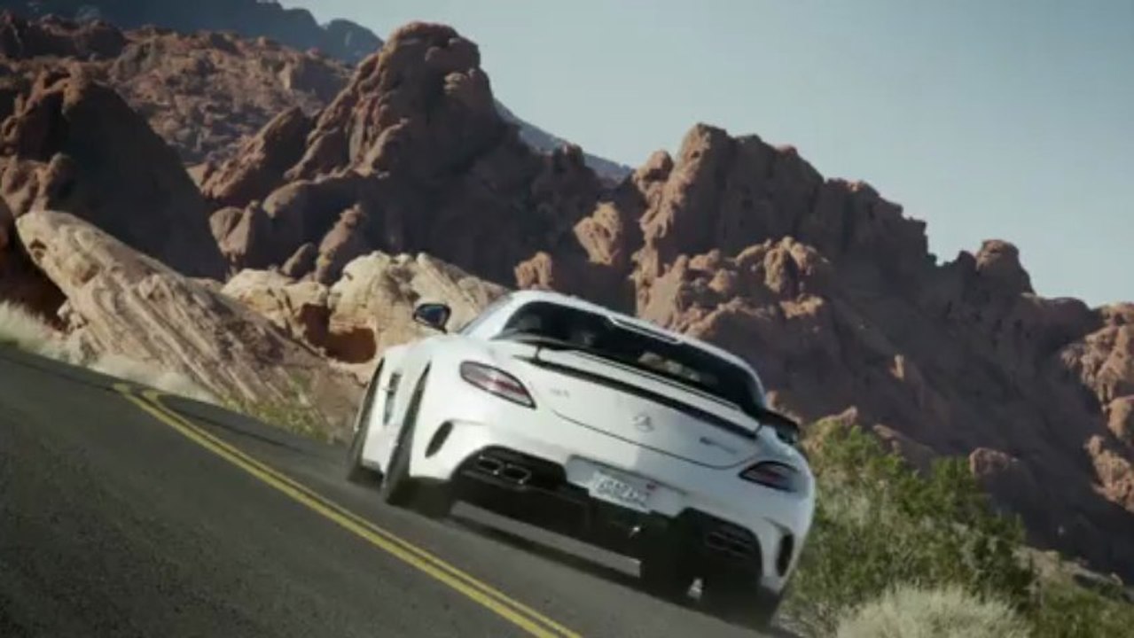 Mercedes SLS AMG Black Series, le trailer