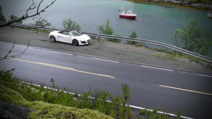 Audi R8 Spyder : road trip en Norvège
